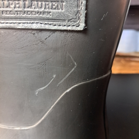 Polo Ralph Lauren Warrington Rain Boots Men's 11D - Black - Picture 13 of 15
